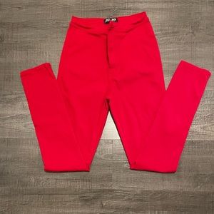 Nice High Waist Skinny Leg Pants…